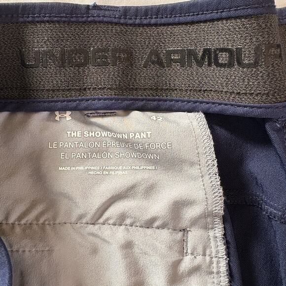 Under Armour The Showdown Golf Pants Men's 42X31 Blue Performance Lightweight - Picture 9 of 13